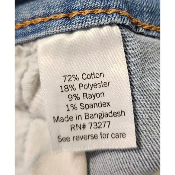 Croft & Barrow Womens Sz 18 Denim Capri Jeans W/Pockets Casual Comfort Stretchy - Picture 9 of 10